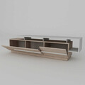 Comoda TV, Decorotika, Pia, 180x46.4x38.9 cm, Cordoba / Alb