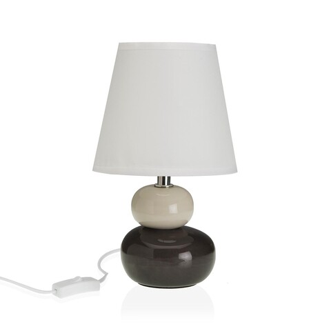 Lampa de masa Joelle, Versa, 15 x 9.5 x 22.5 cm, 1 x E14, 25W, ceramica, negru