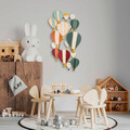 Decoratiune de perete, Kapadokya, Metal, 105 x 53 cm, Multicolor