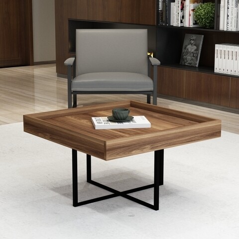 Masuta de cafea leno, gauge concept, 78.6x78.6x46 cm, aluna