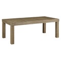 Set coltar cu 2 masute, Silo Point, L.270/270 l.94 H.88.9 cm, lemn de eucalipt, natur/bej