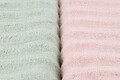 Set 4 prosoape de baie 406, Beverly Hills Polo Club, 70x140 cm, bumbac, galben/verde/roz/albastru