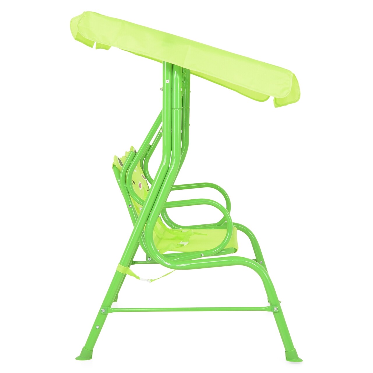 Leagan pentru copii, Frog, 115 x 75 x 110 cm, verde - imagine 6