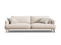 Canapea 4 locuri, Naomi, Micadoni Home, 230x95x75 cm, tesatura structurata, bej