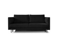 Canapea extensibila 4 locuri ELTAP, SO-REV-10VER, Revi, 215x98x92 cm, lemn/poliester, negru