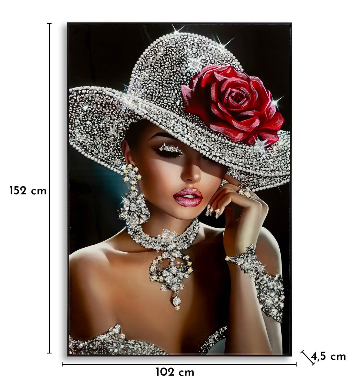 Tablou decorativ Mauro Ferretti Orleans -A 102x152 cm lemn de pin/canvas multicolor