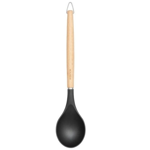 Lingura ovala natural, ambition, 32.5 cm, nailon, antracit