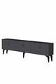 Comoda TV, Hanah Home, Demet, 180x53x30 cm, Antracit