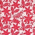 Hartie pentru impachetat Poinsettia, Decoris, 500x70 cm, hartie, rosu