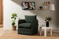 Canapea extensibilă cu 1 loc, Futon, 859FTN2883, Metal , Verde