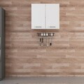 Dulap pentru bucatarie, Hanah Home, Minar, 80x72x37 cm, Alb