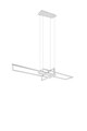 Lustra Salinas, TRIO, 110x40x150 cm, 34W, 1x SMD, metal, alb mat