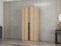 Dulap pentru haine, Minerva, Kale Plus Oak, 90x210x52 cm, PAL, Stejar