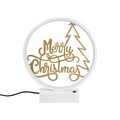 Lampa de masa, Shadow, 526SHD1140, Metal, Alb/Auriu
