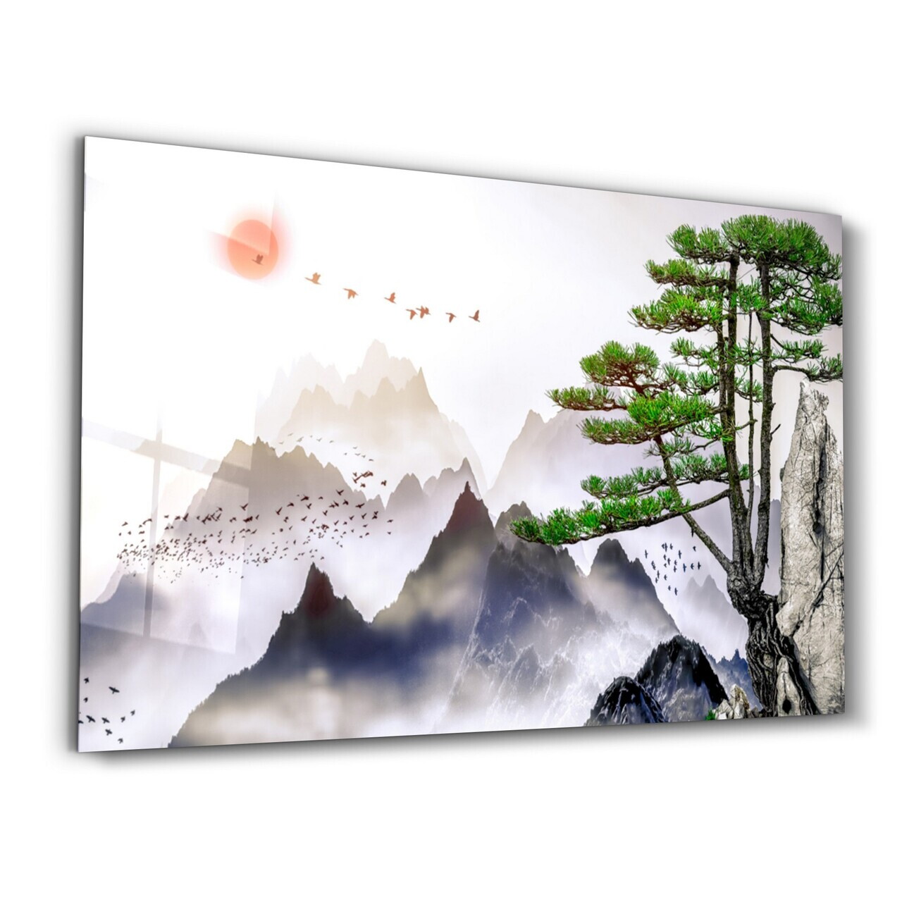 Tablou decorativ, CAM-1019, Dimensiune: 35 x 55 cm, Multicolor — imaginea 5