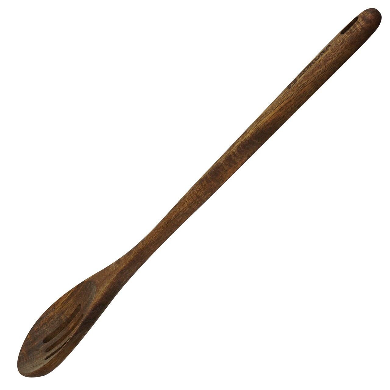 Lingura cu fante, lemn de acacia, 35 cm - Zokura - imagine 2
