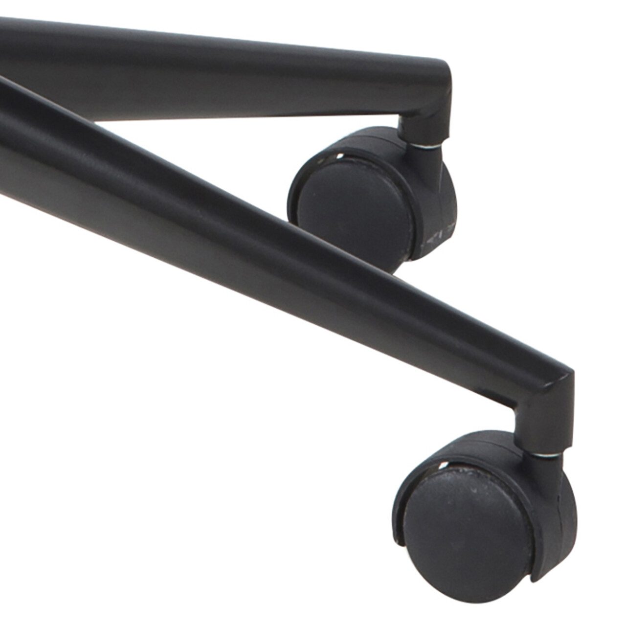 Scaun de birou Winslow, Actona, 51x58x103 cm, rotativ, piele ecologica/otel, negru - view 2