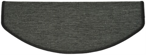 Covor scari semirotund c-290144, decorino, 24x65 cm, polipropilena, gri inchis
