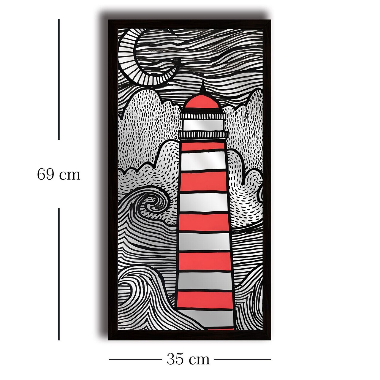 Tablou decorativ, Syhalct-018, Cadru: 100% PVC (Grosime: 2 cm), Multicolor — imaginea 4