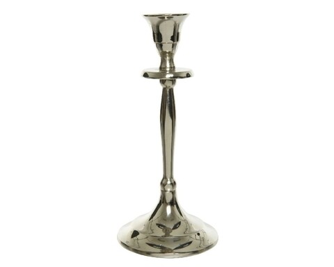 Sfesnic Decoris, 9x20 cm, aluminiu, argintiu