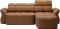 Coltar extensibil dreapta 3 locuri ELTAP, Beneth, 301x185x115 cm, lemn/poliester, mustar