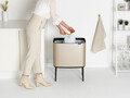 Cos de gunoi cu soft touch, Brabantia, Bo Touch Metallic, 3x11 L, 31.2x54x68 cm, otel, auriu