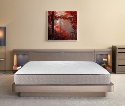 Saltea Bedora, Fresh Memory Grey Line, Ortopedica, Anatomica 90 x 200 x 20 cm