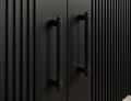 Comoda ELTAP, Raftt, 120x42x80 cm, PAL/MDF, negru