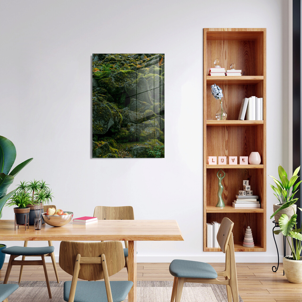 Tablou decorativ, 1153, Sticla temperata, 50 x 70 cm, Multicolor - 1 | YEO