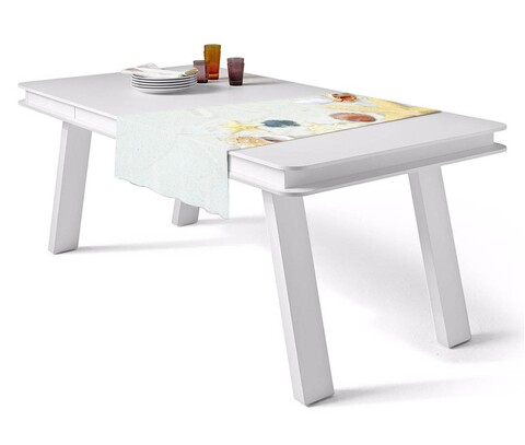 Traversa de masa rnnr-100, kitchen love, 40x140 cm, poliester, multicolor