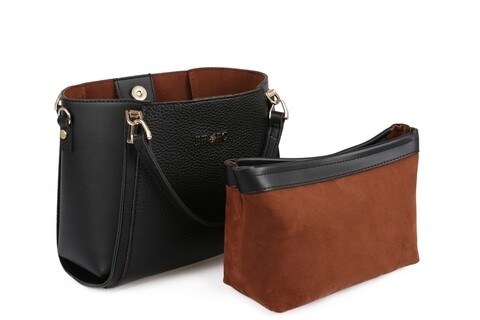 Geanta Beverly Hills Polo Club, 611, piele ecologica, negru