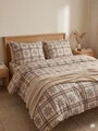 Lenjerie de pat dubla Mila, Homla, 160x200 cm, 3 piese, bumbac, multicolor