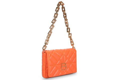 Geanta, lucky bees, 520 orange, piele ecologica, portocaliu