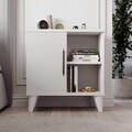 Noptiera, Hanah Home, Rose, 55.5x59.5x33 cm, Alb