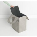 Cos de rufe, Brabantia, Grey, 55 L, 29.5x40.5x54 cm, textil, gri