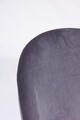 Scaun de bar Carry, Bizzotto, catifea, 51x55x105 cm, gri inchis