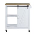 Gheridon, Wenko, Country House, 80 x 40 x 88.5 cm, lemn/mdf, alb