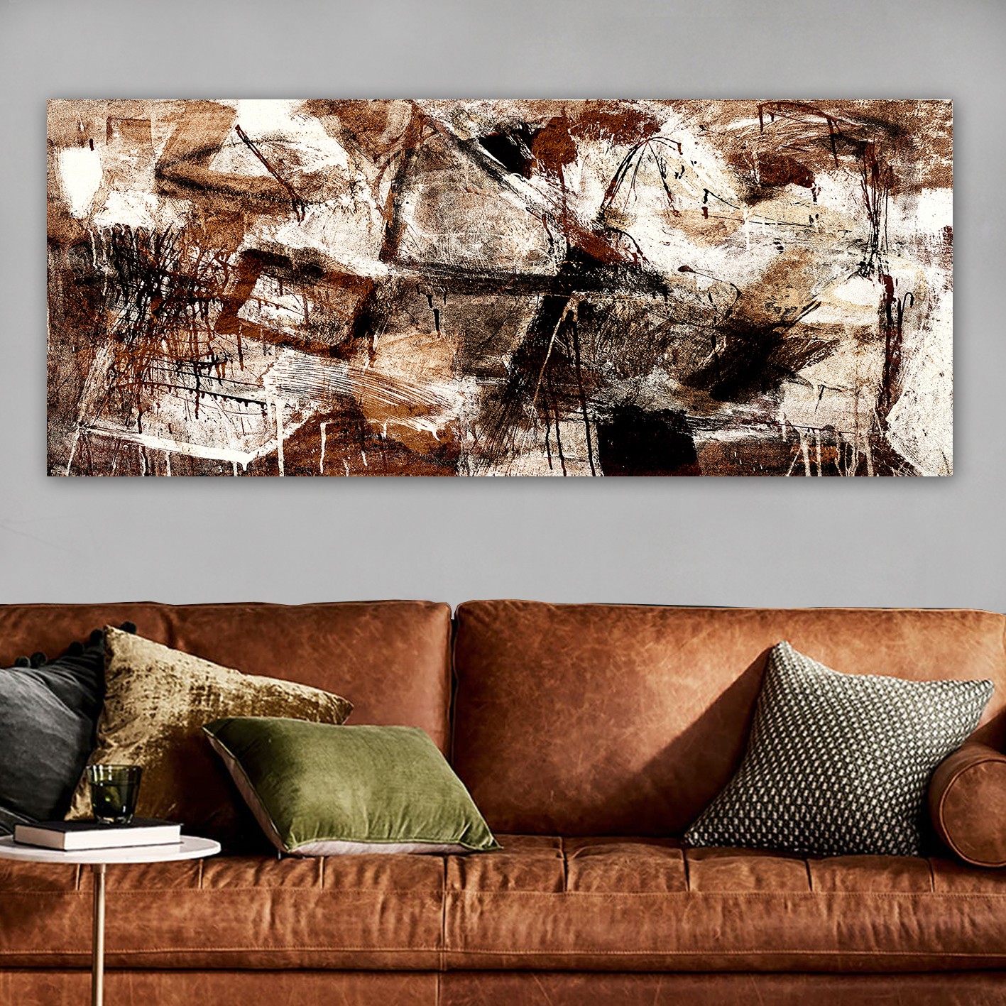 Tablou decorativ, YTY3332230_50120, Canvas, Rama din lemn (grosime 3 cm), Multicolor