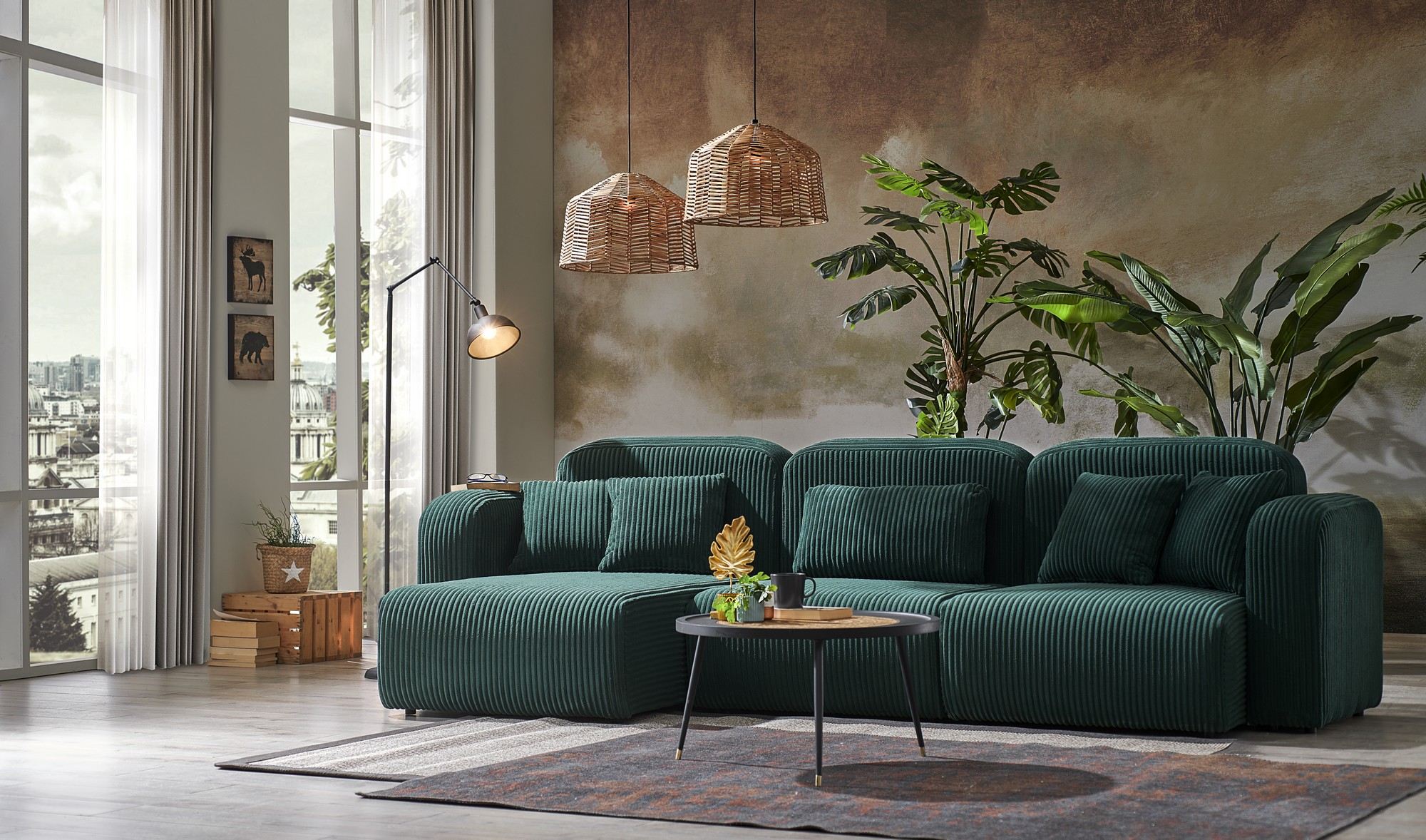 Coltar, Atelier del Sofa, 383EVN1263, Lemn, Verde