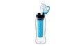 Sticla cu infuzor pentru fructe sau cuburi de gheata Fit, Ambition, 730 ml, plastic, albastru