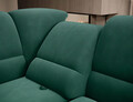 Coltar extensibil stanga 3 locuri ELTAP, LT-35LU, Siber, 270x186x93 cm, lemn/poliester, verde inchis