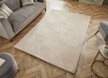 Covor, Flair Rugs, Architect Diamons Natural, 120 x 170 cm, lana/viscoza, natural
