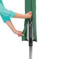 Uscator de rufe rotativ cu 4 brate + cu suport fixare pamant + husa, Brabantia, Lift-O-Matic, 50 m capacitate de uscare, otel, gri metalizat