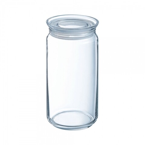Recipient cu capac pentru depozitare, Luminarc, Geam, 1.5 L, sticla, transparent