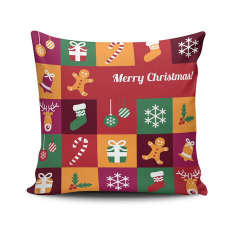 Perna, noelkrlnt-17, 43x43 cm, 50% bumbac / 50% poliester, multicolor
