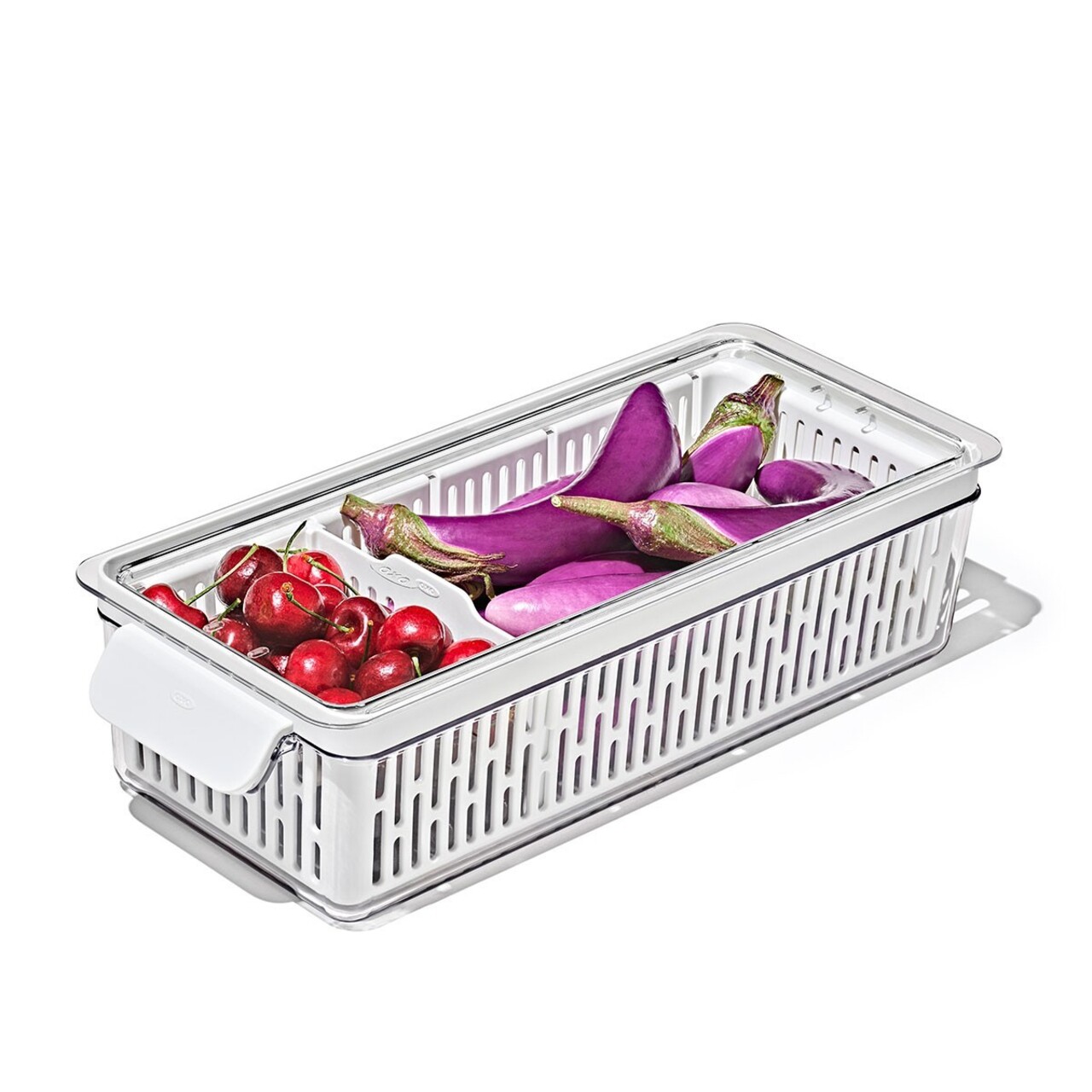 Recipient pentru pastrare legume, plastic, 37,6 x 15,1 x 9,1 cm, "Produce Saver" - OXO - imagine 2