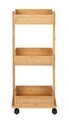 Organizator baie, Wenko, Allegre, 18.5 x 71.5 x 32 cm, bambus/ratan, natur
