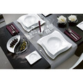 Farfurie adanca NewWave, Villeroy & Boch, 24.5x24.5x4.5 cm, 340 ml, portelan premium, alb