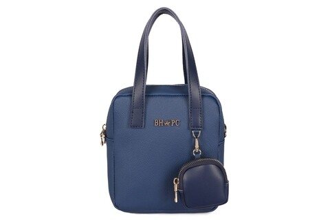 Geanta Beverly Hills Polo Club, 1106, piele ecologica, bleumarin