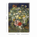 Tablou decorativ, 70100VANGOGH072, Canvas, Lemn, Multicolor